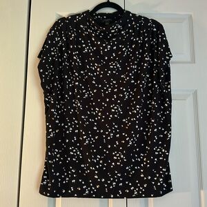 Ann Taylor Factory Dolman Sleeve Top size L High Neck